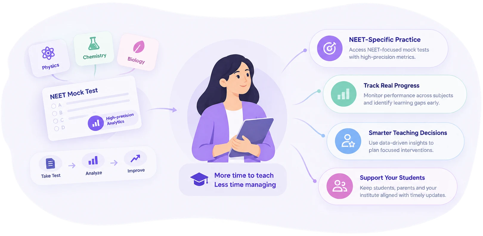 Create NEET mock test